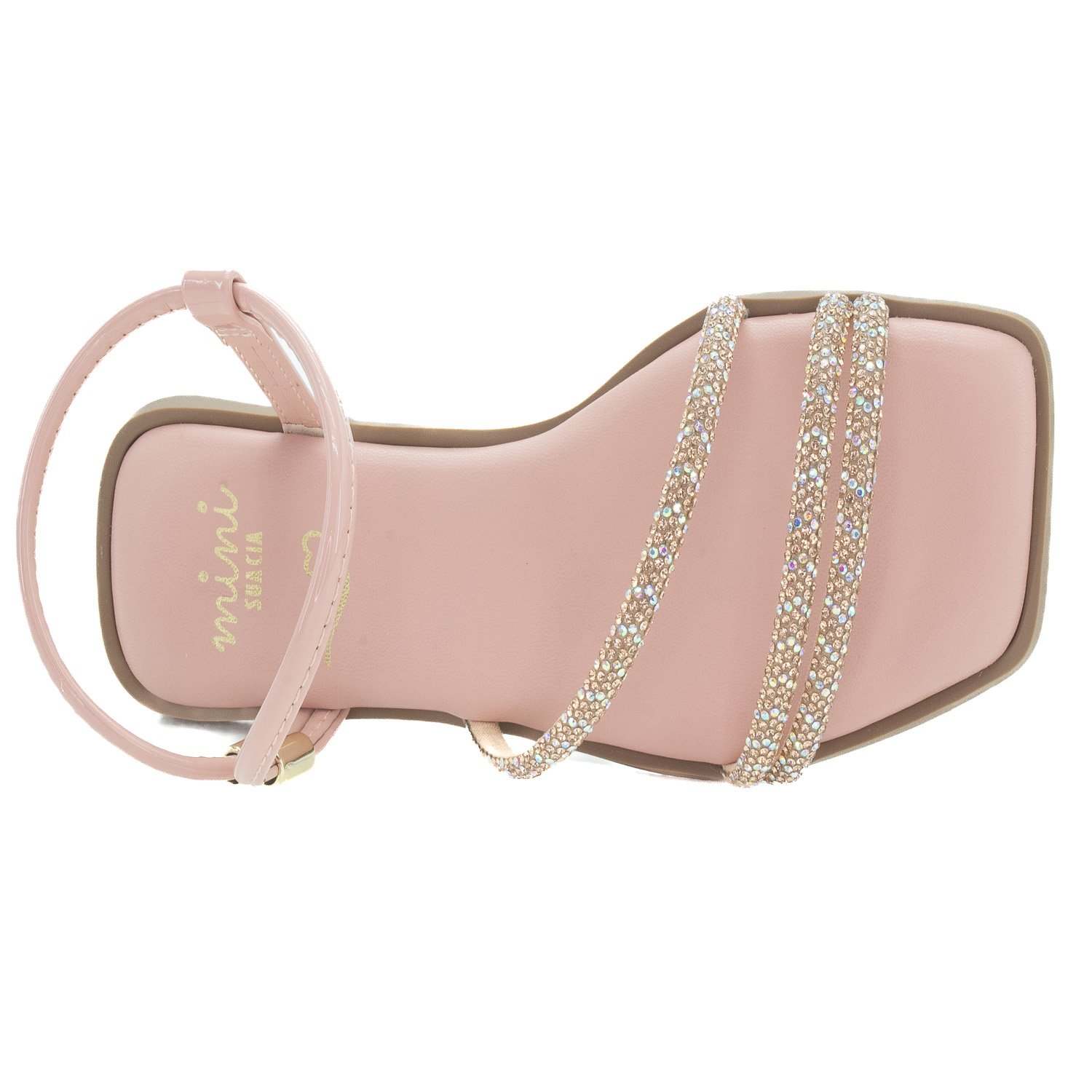 Sandália Infantil Menina Mini Sua Cia 9185.52109 - Rosa Rosa 5