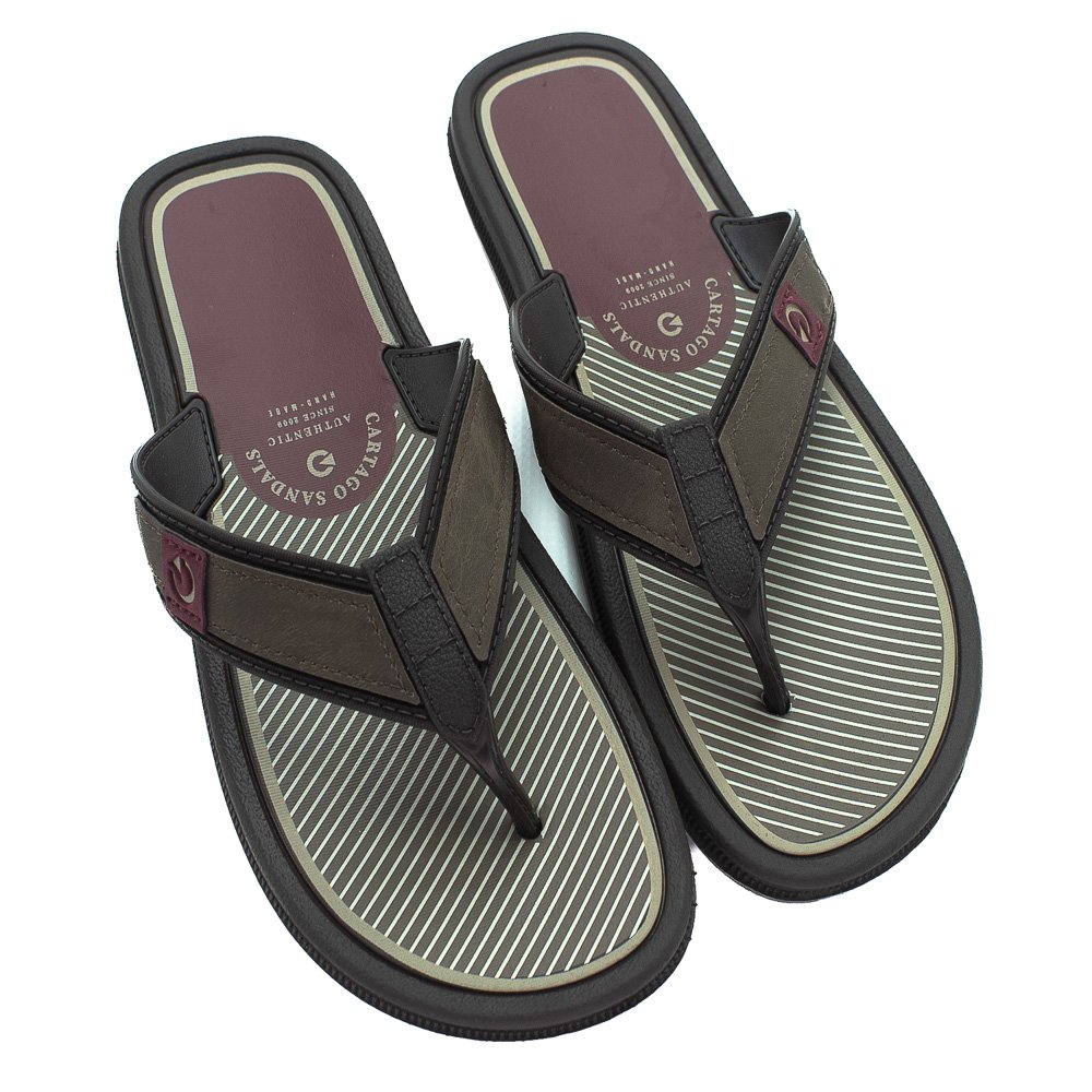 Chinelo Masculino Cartago Maiorca - Marrom