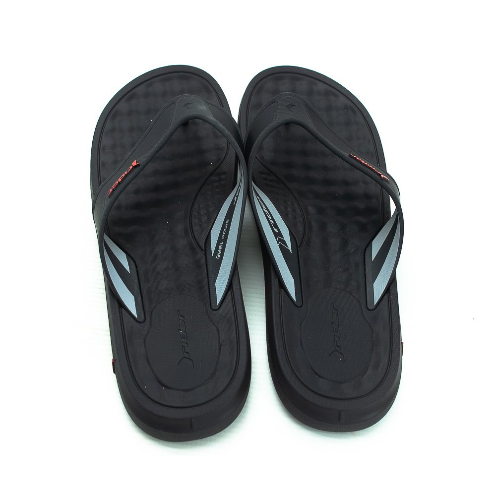 Chinelo Masculino Rider Step Dedo - Preto Preto 3