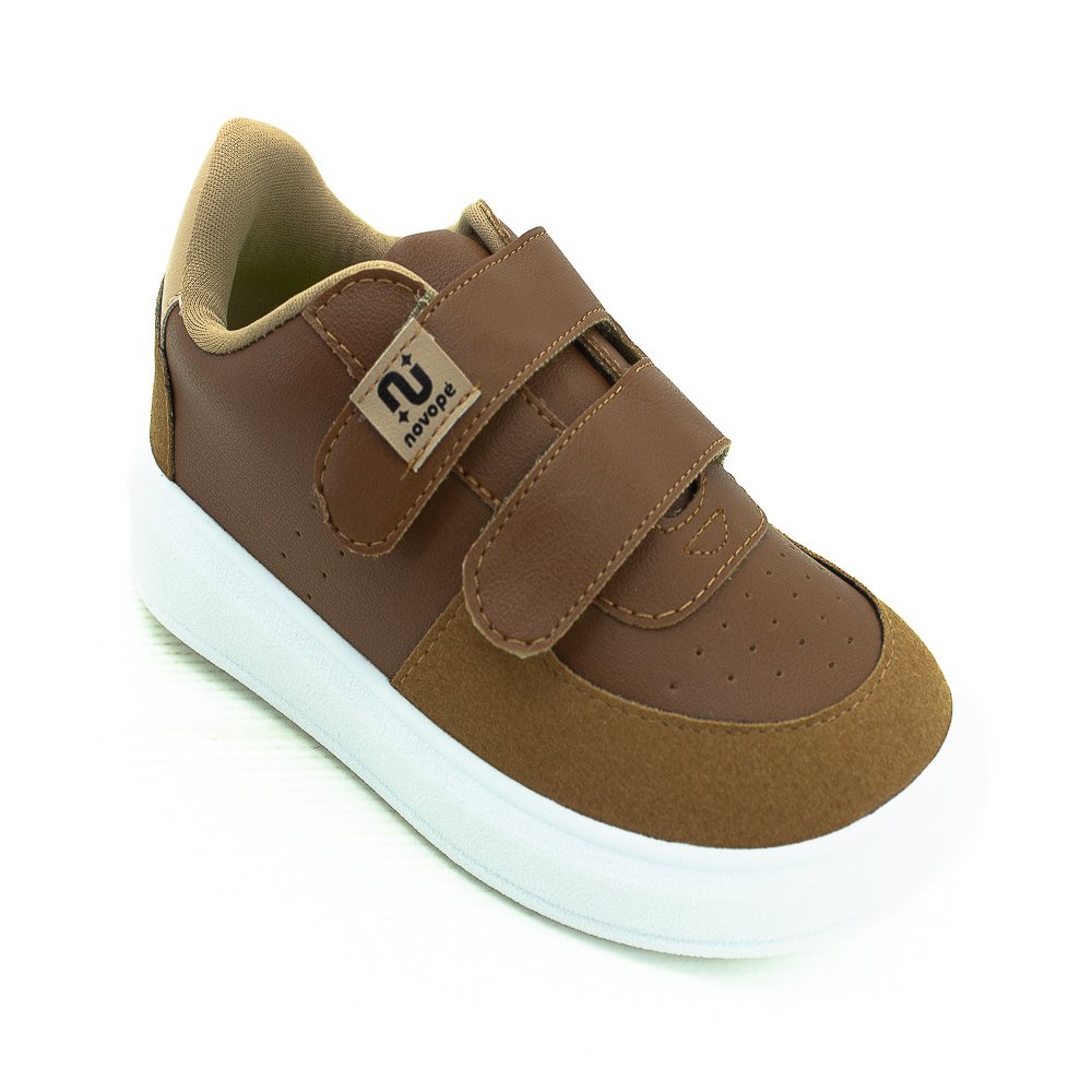 Tênis Infantil Menino Novopé 98001012 - Marrom Marrom 2
