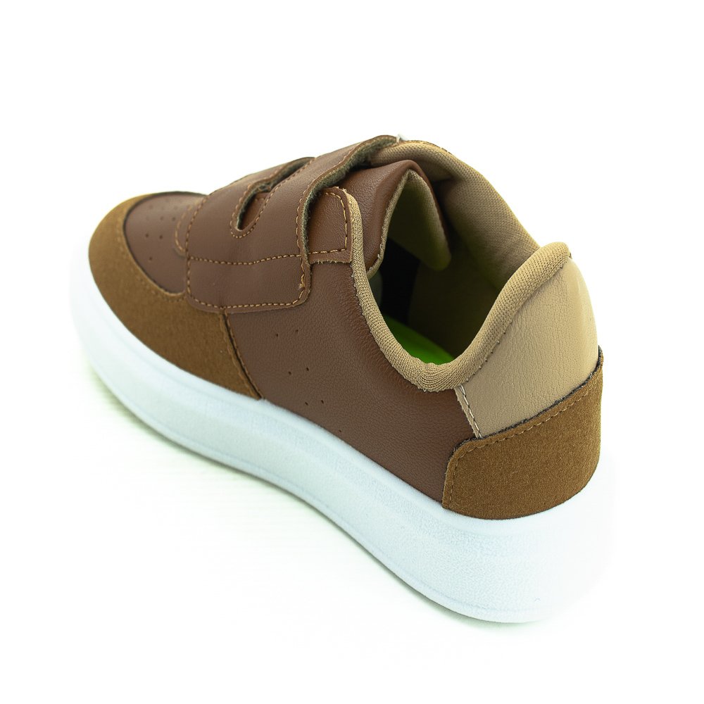 Tênis Infantil Menino Novopé 98001012 - Marrom Marrom 3