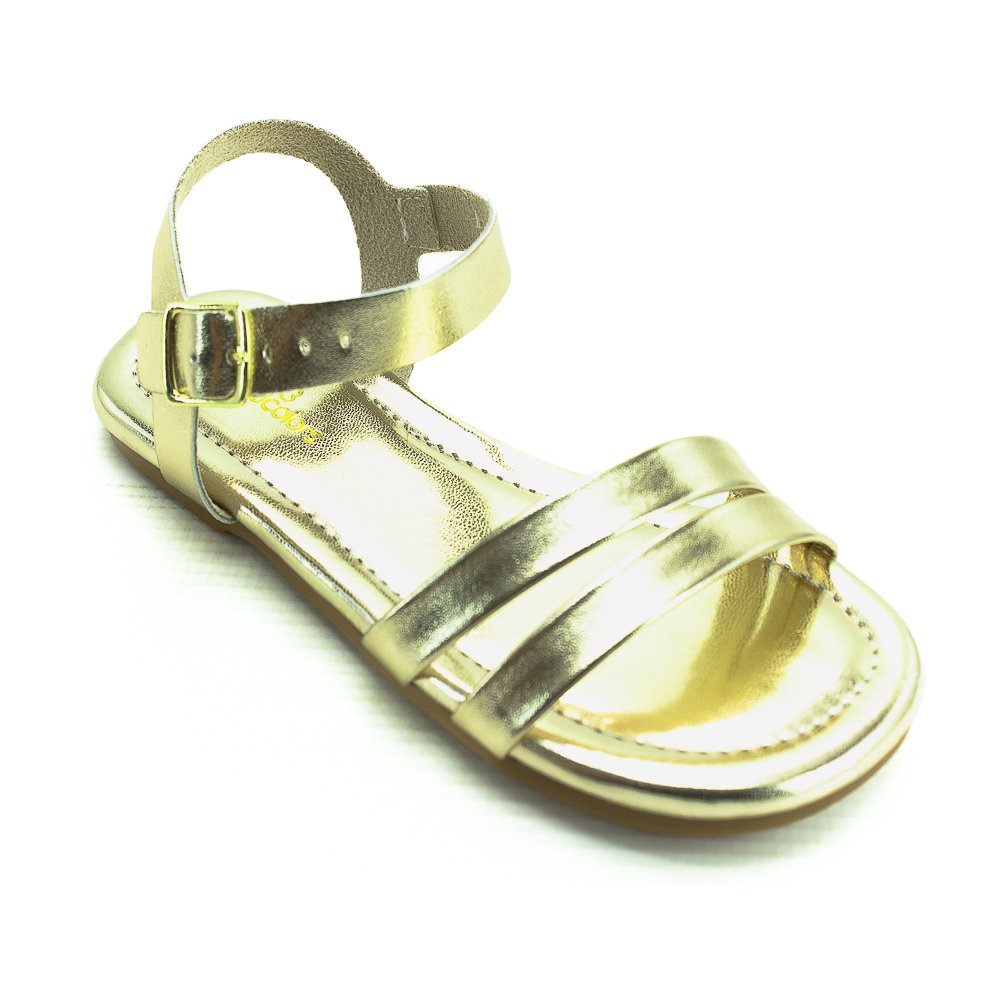 Sandália Infantil Menina Worldcolors 358.008 - Dourado Dourado 2