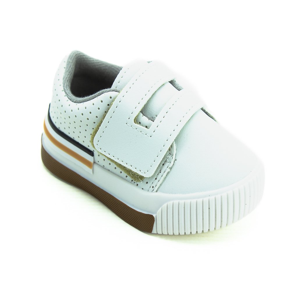 Tênis Infantil Menino Molekinho 2615.101 - Branco Branco 2
