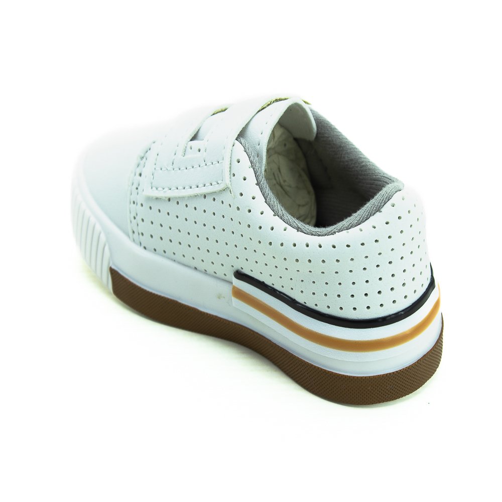 Tênis Infantil Menino Molekinho 2615.101 - Branco Branco 3