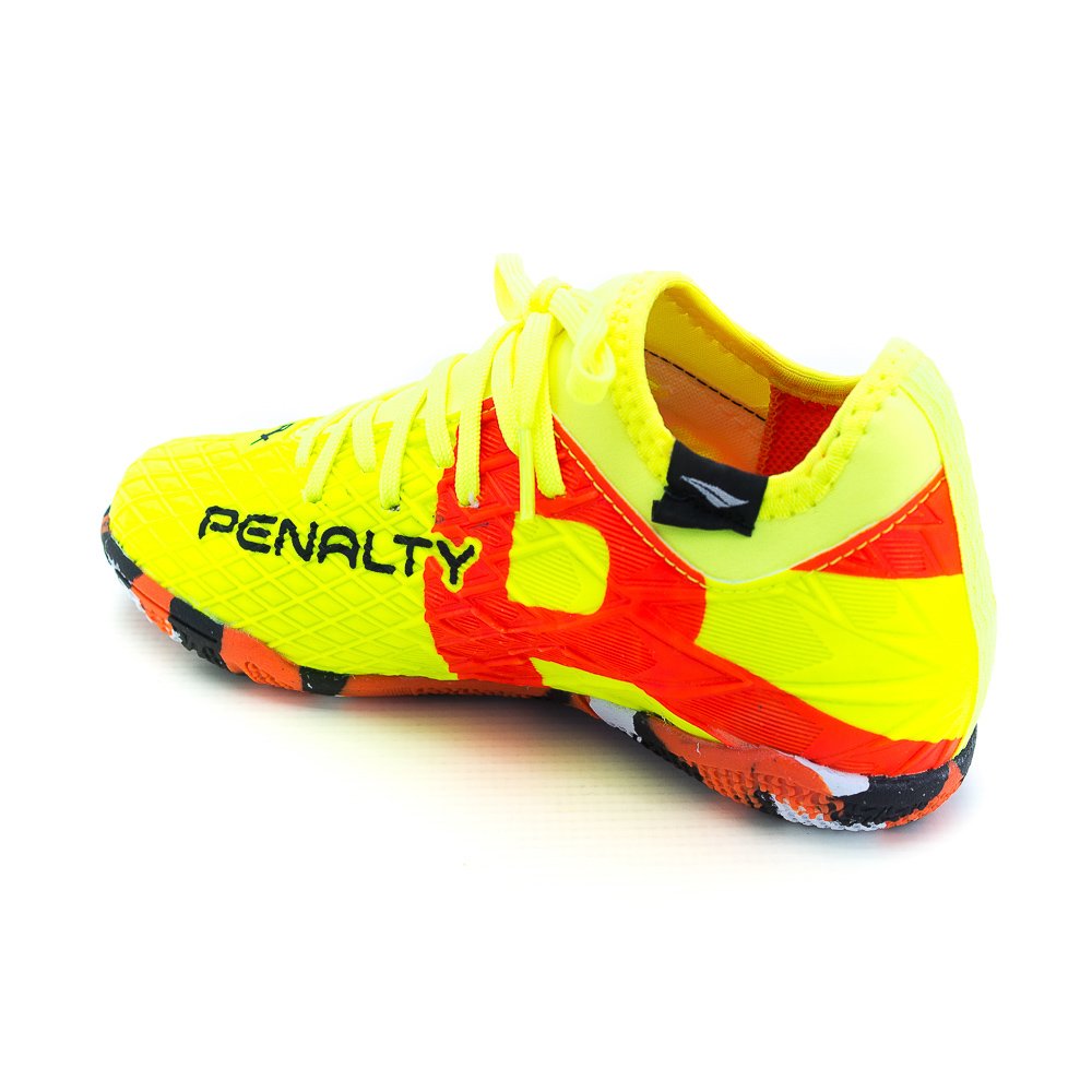 Chuteira Infantil Menino Penalty Futsal Rx Locker Y-3 - Amarelo Amarelo 3