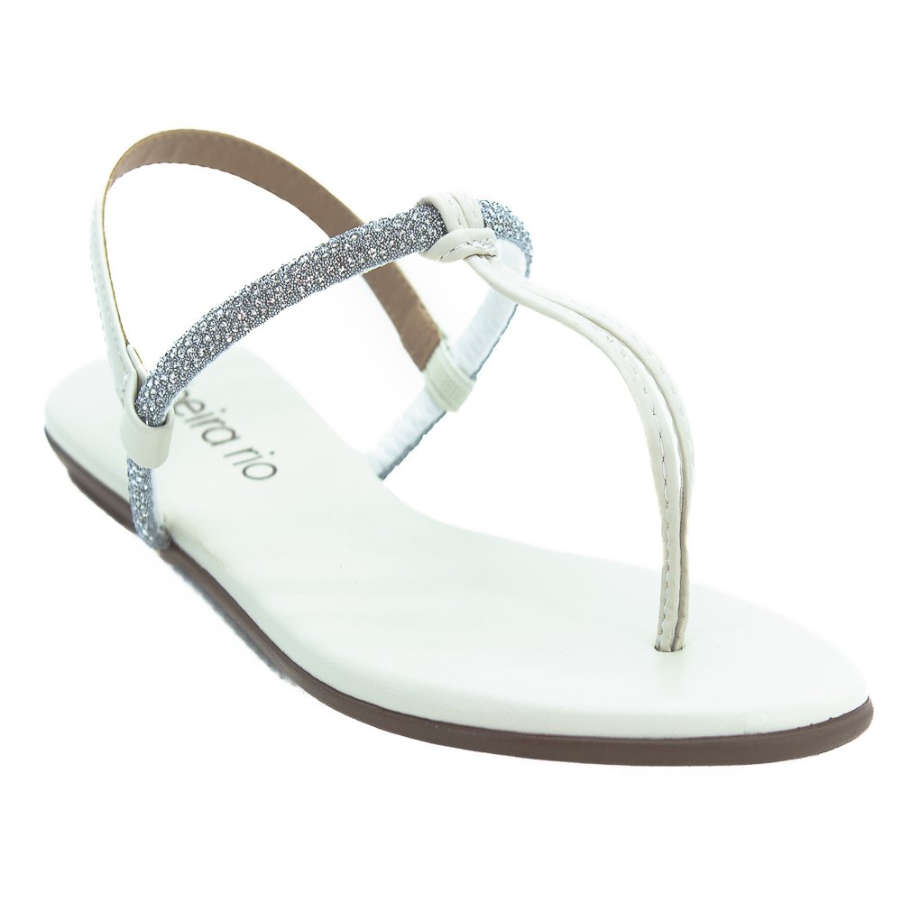 Sandália Feminina Beira Rio 8384.769 - Branco Branco 2