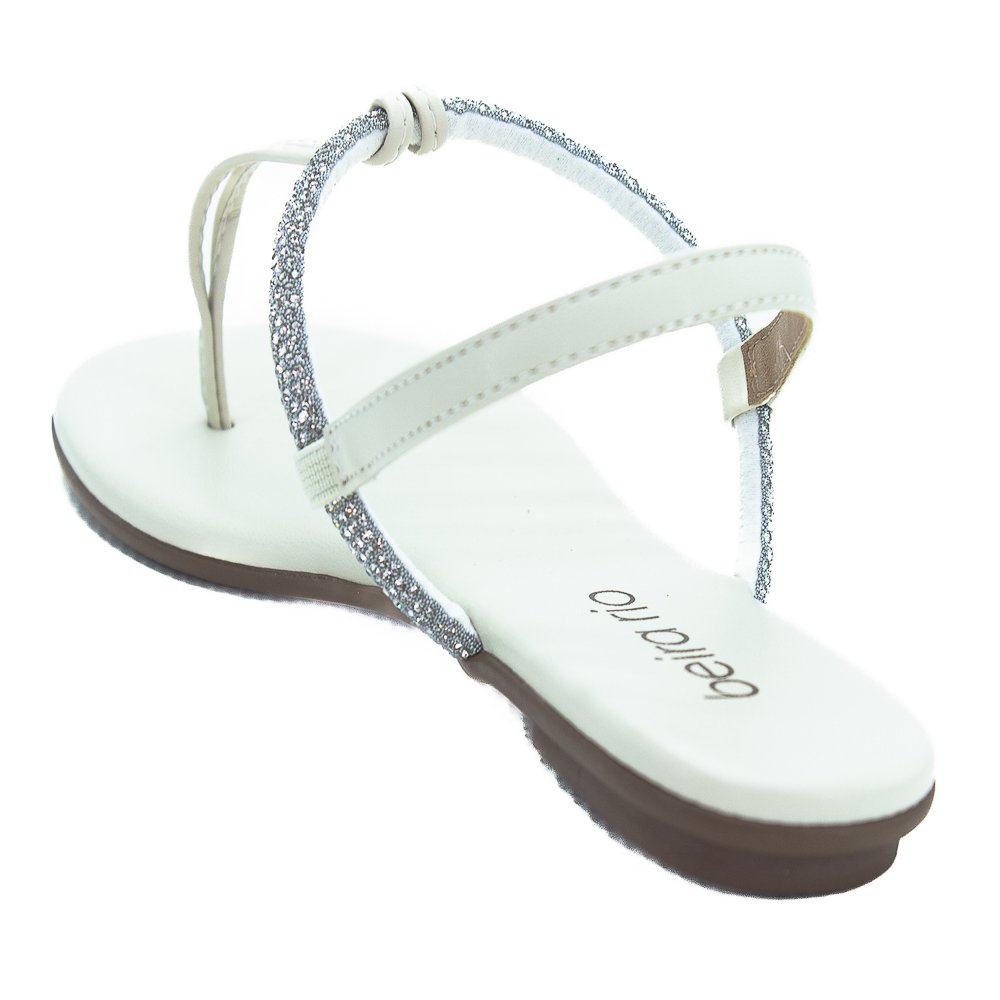 Sandália Feminina Beira Rio 8384.769 - Branco Branco 3