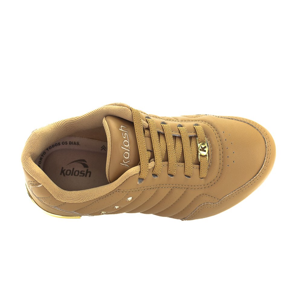 Tênis Feminino Kolosh C4042-0007 - Marrom Marrom 5