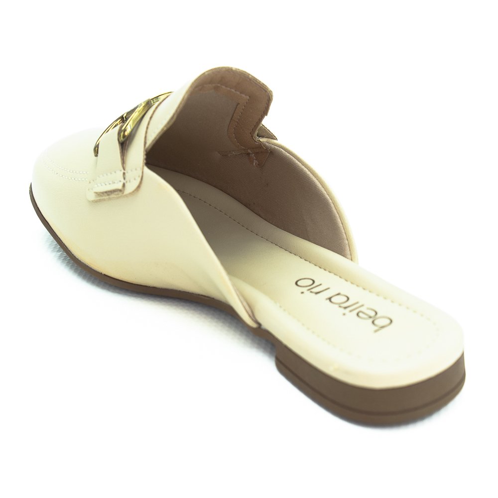 Mule Feminino Beira Rio 4323.100 - Off White Branco 3