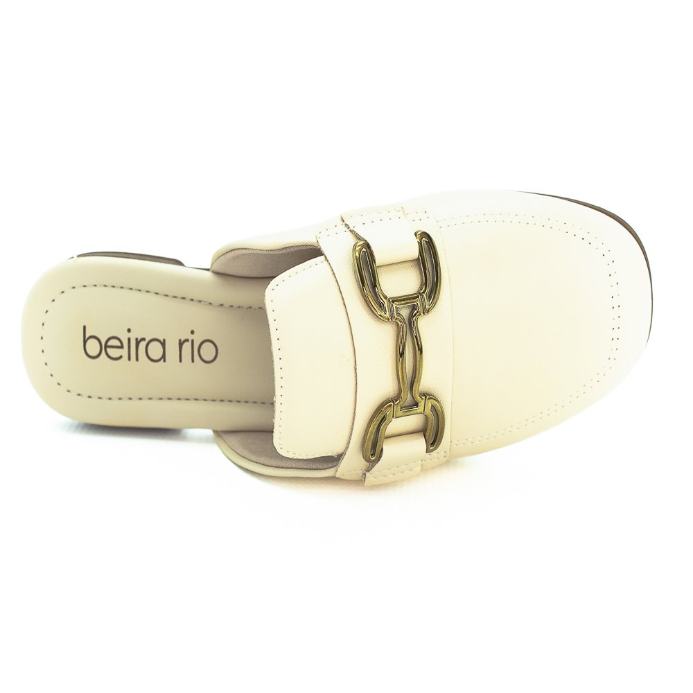 Mule Feminino Beira Rio 4323.100 - Off White Branco 5