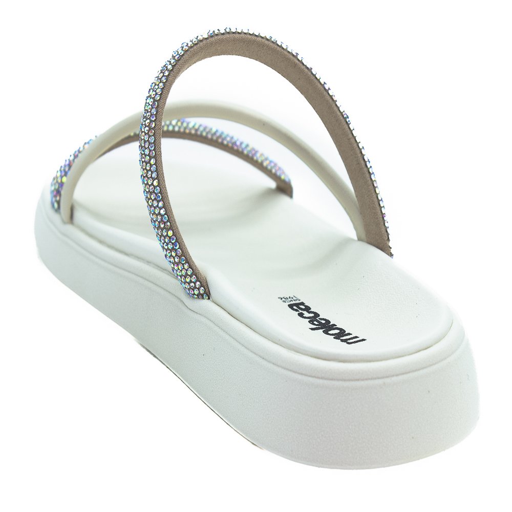 Papete Feminina Moleca 5469.121 - Branco Branco 3