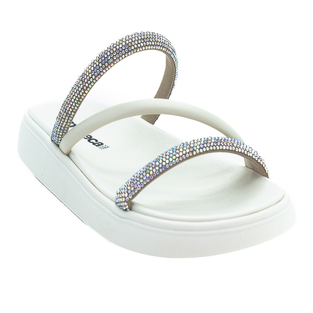 Papete Feminina Moleca 5469.121 - Branco Branco 2