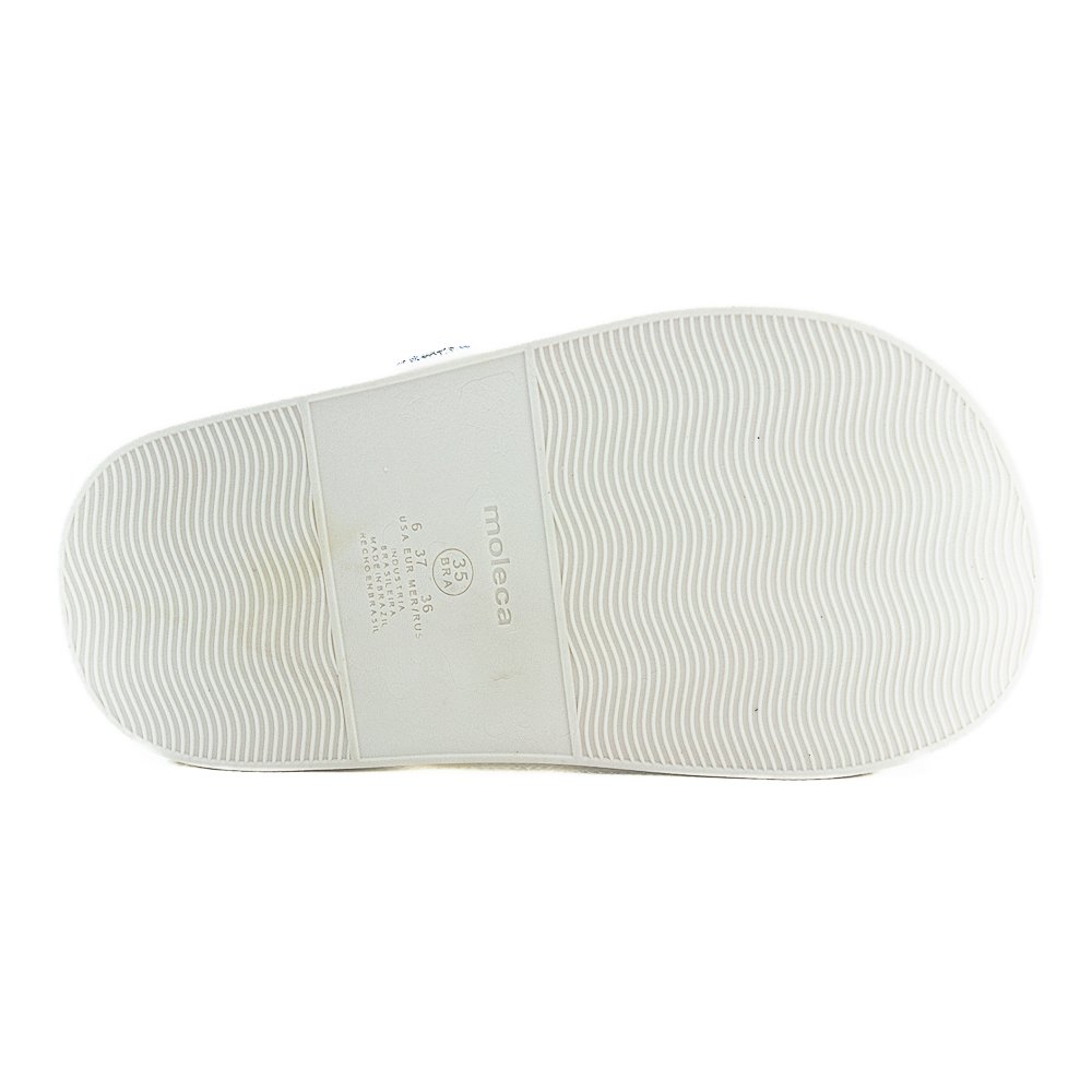 Papete Feminina Moleca 5469.121 - Branco Branco 4