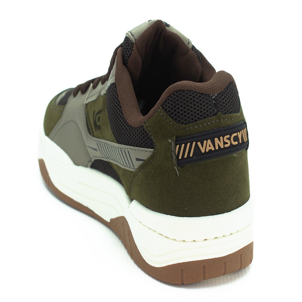 Tênis Masculino Vanscy V4235 - Marrom Marrom 3