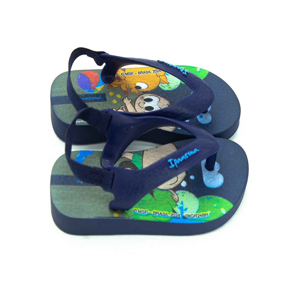 Chinelo Infantil Menino Ipanema Turma Da Mônica - Azul Azul 2