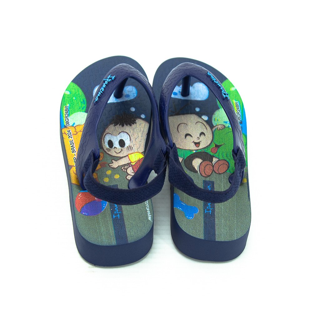 Chinelo Infantil Menino Ipanema Turma Da Mônica - Azul Azul 3