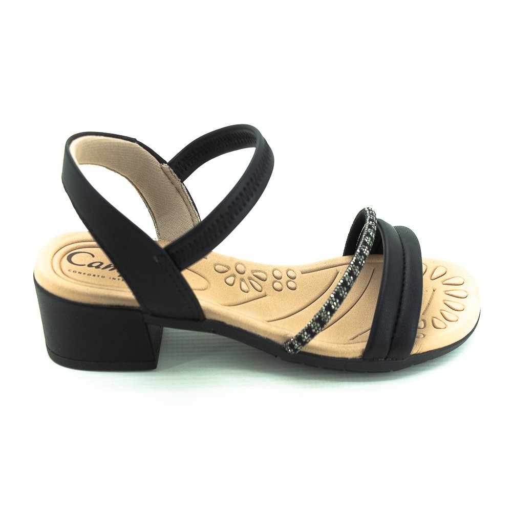 Sandália Feminina Campesi Cp401 - Preto