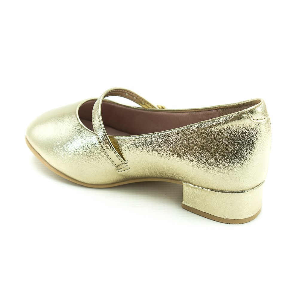 Sapato Infantil Menina Mini Sua Cia 9049.51853 - Dourado Dourado 3