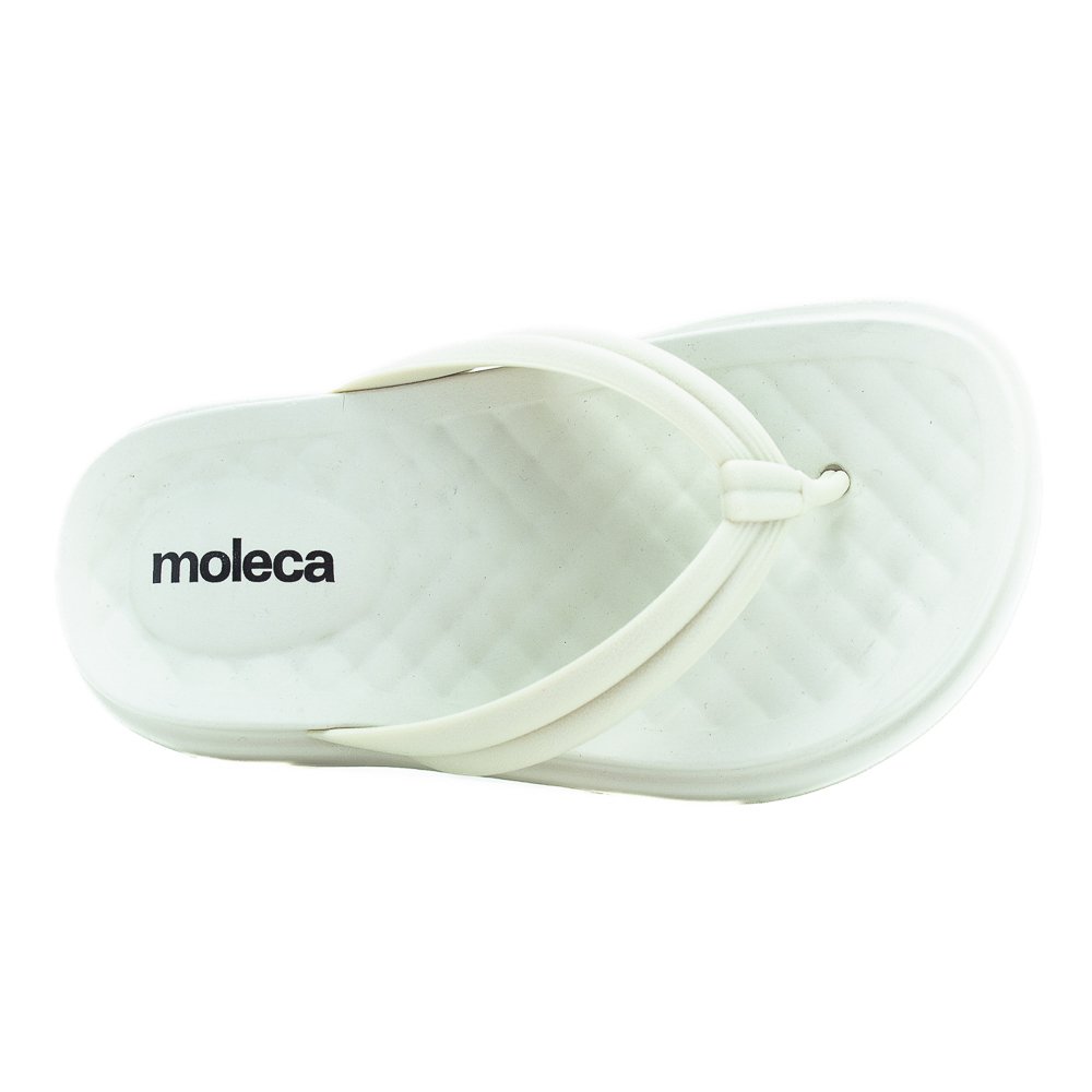 Chinelo Feminino Moleca 5554.100 - Branco Branco 5