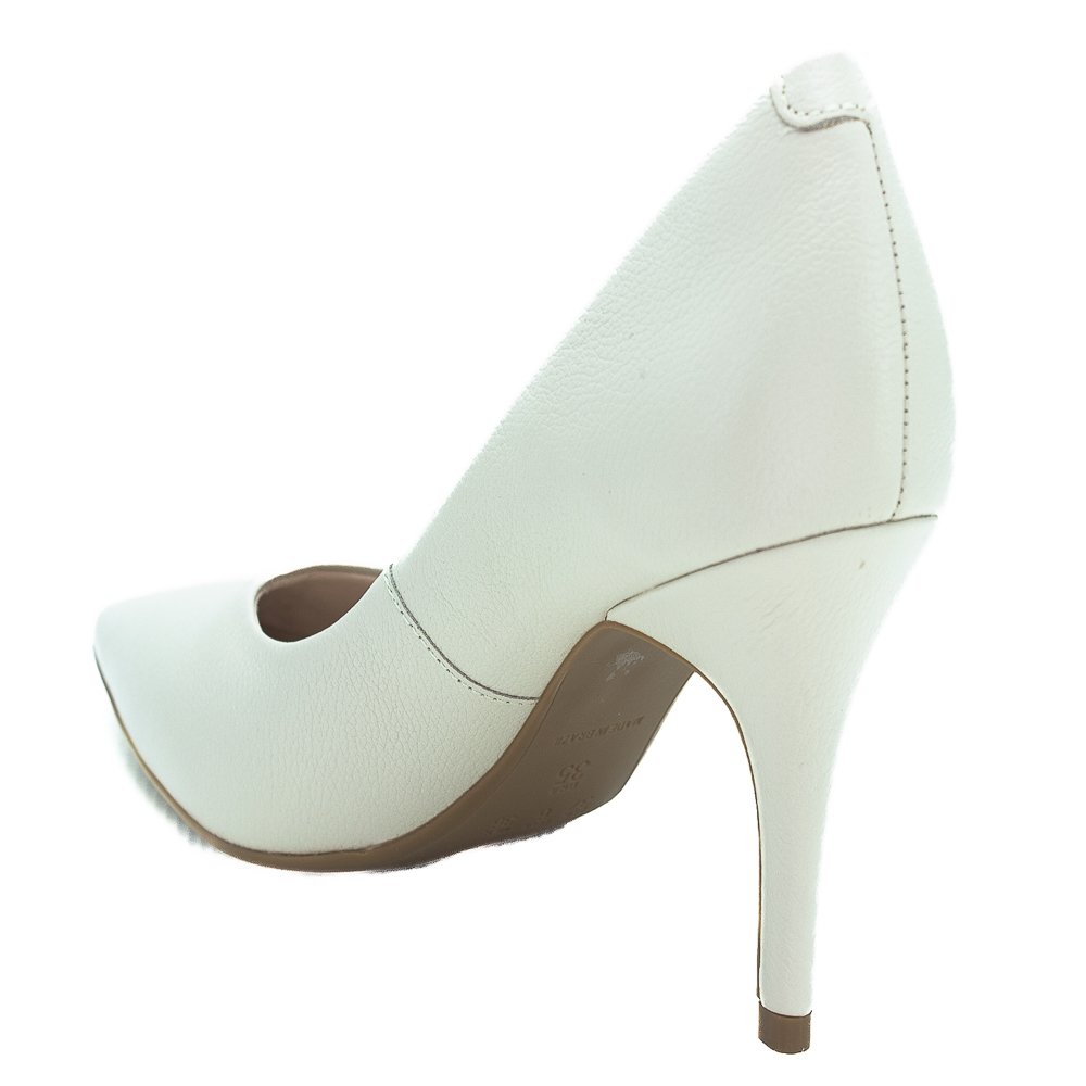 Scarpin Feminino Lia Line 2292.71567 - Off White Branco 3