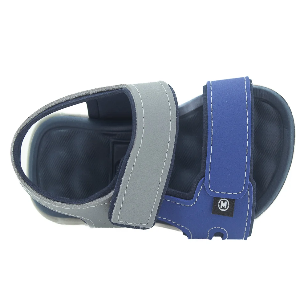 Sandália Infantil Menino Molekinho 2135.137 - Cinza Cinza 5