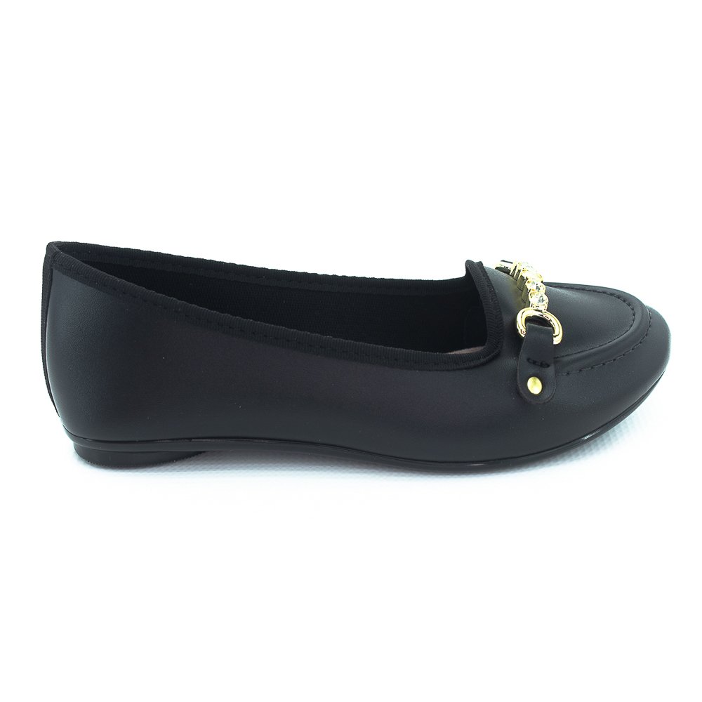 Sapatilha Feminina Moleca 5726.136 - Preto