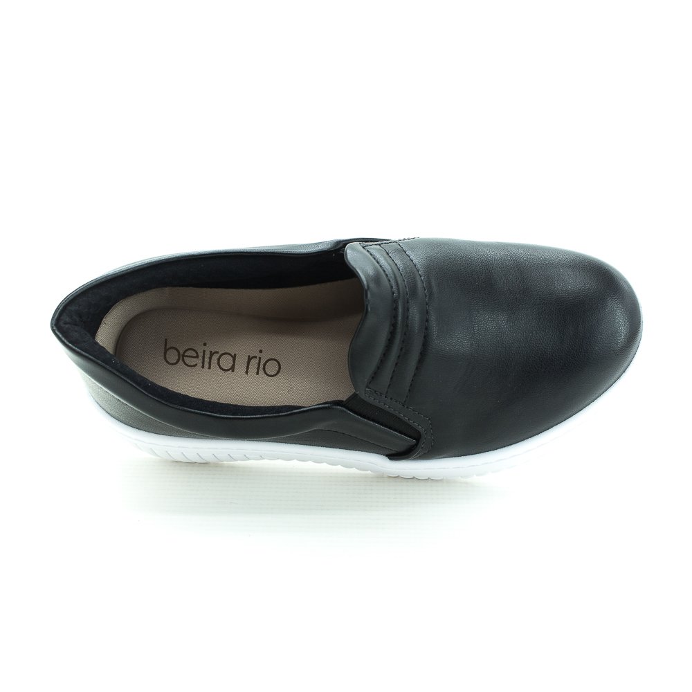 Tênis Feminino Beira Rio 4316.101 - Preto Branco 2