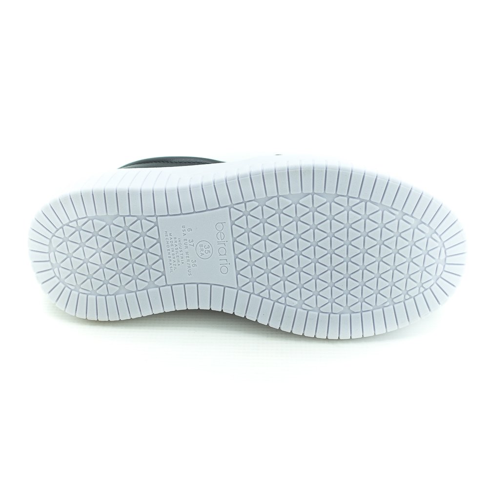 Tênis Feminino Beira Rio 4316.101 - Preto Branco 4