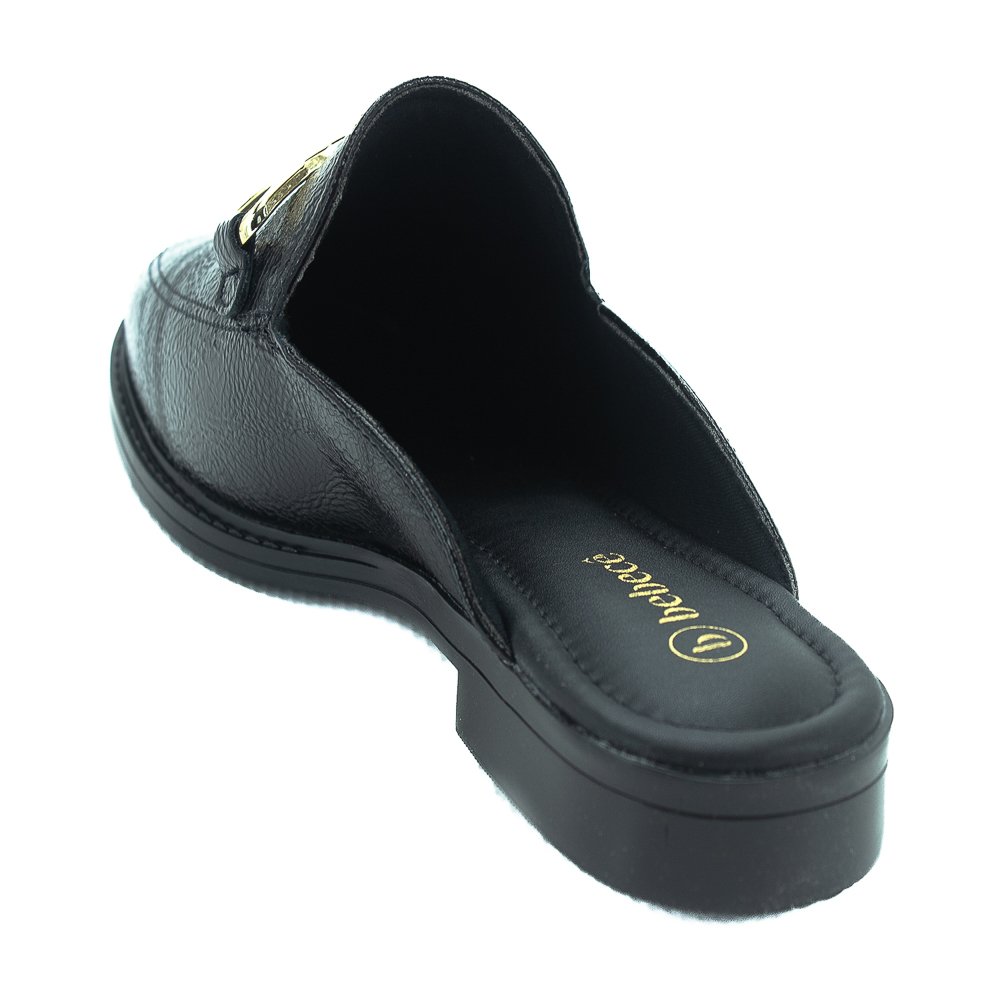 Mule Feminino Bebecê T1610-042 - Preto Preto 3