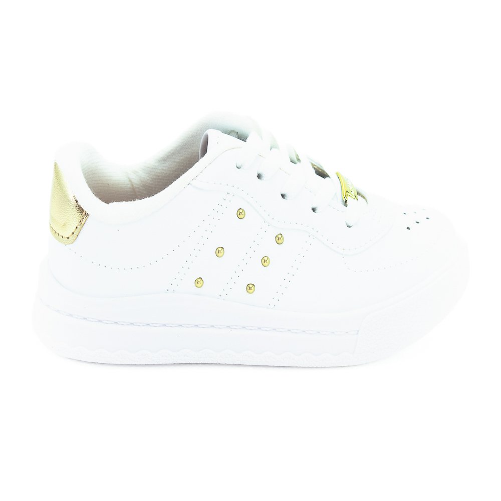 Tênis Infantil Menina Molekinha 2575.108 - Branco