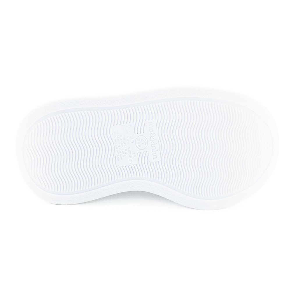 Tênis Infantil Menina Molekinha 2575.108 - Branco Branco 4