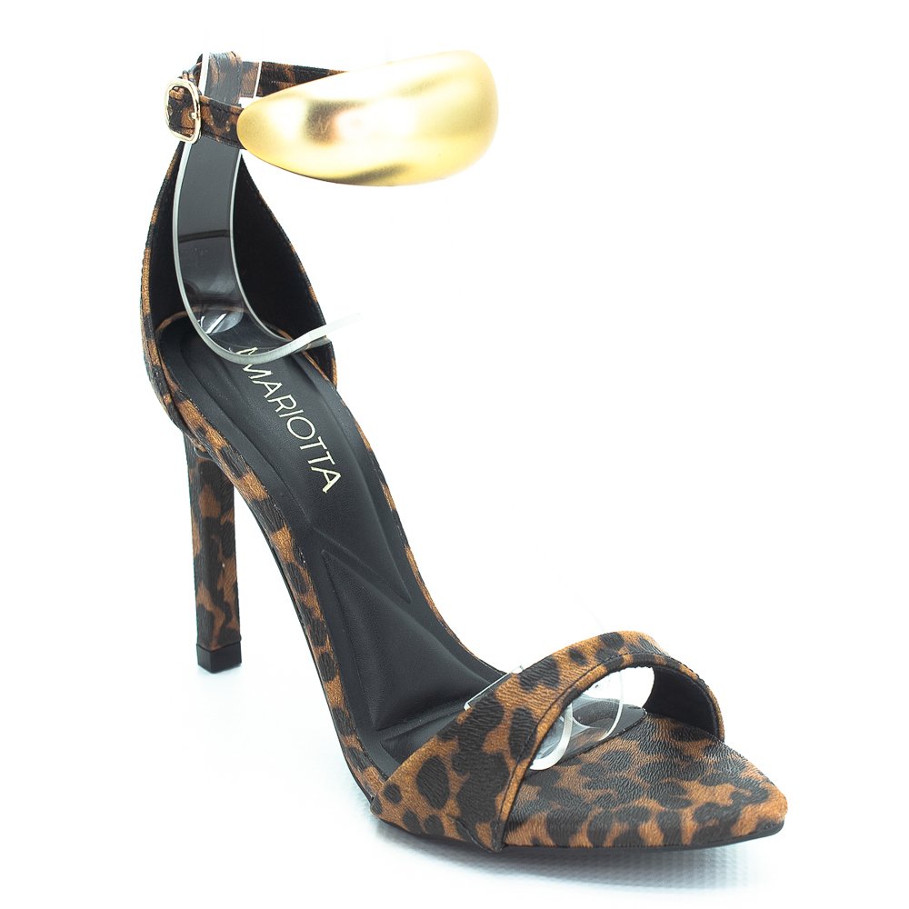 Sandália Feminina Mariotta 20736-04 - Marrom Preto 2