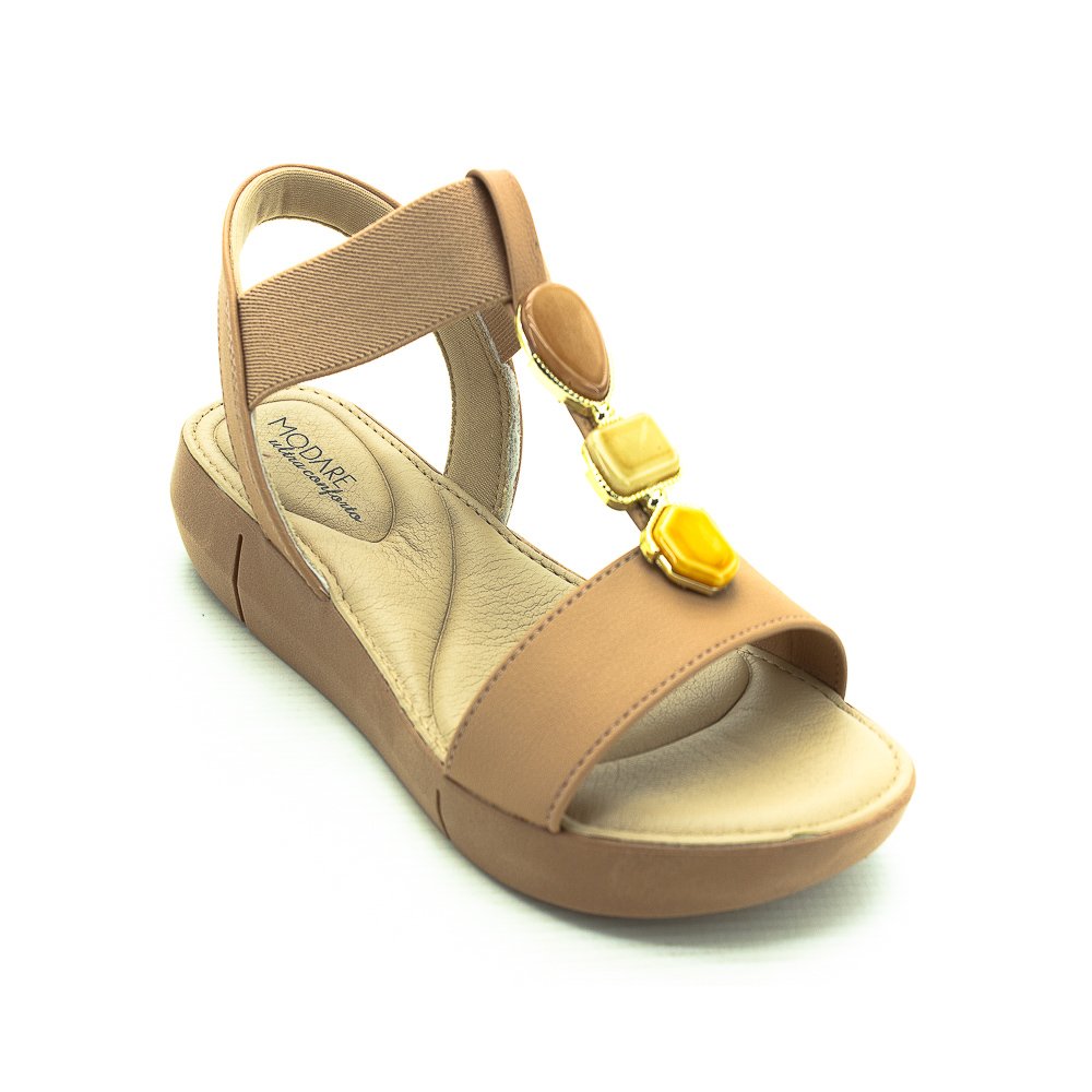 Sandália Feminina Modare 7199.103 - Nude Bege 2