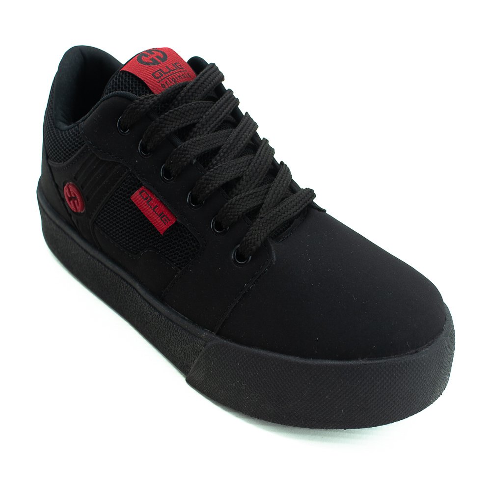 Tênis Masculino Ollie Plazza 4 - Preto Preto 2