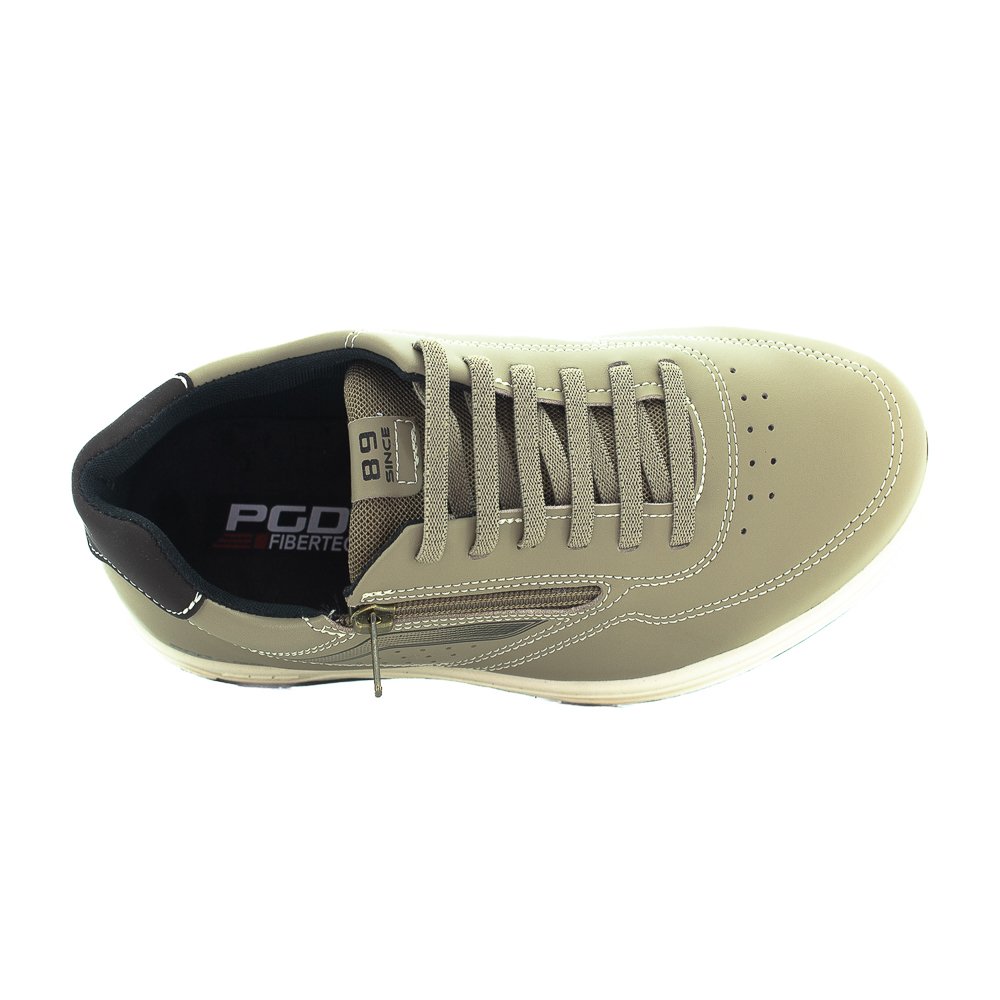 Sapatênis Masculino Pegada 172005-03 - Areia Bege 5