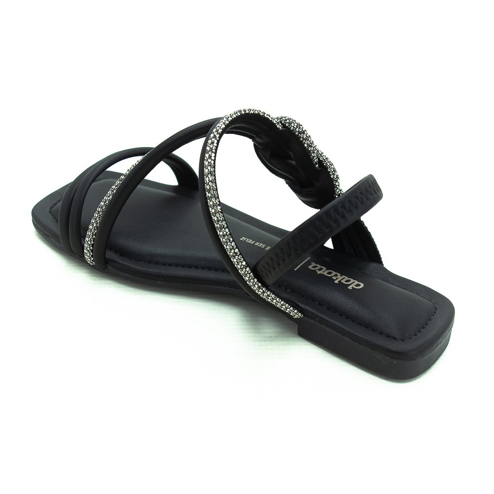Sandalia Feminina Dakota Y7901 - Preto Preto 3
