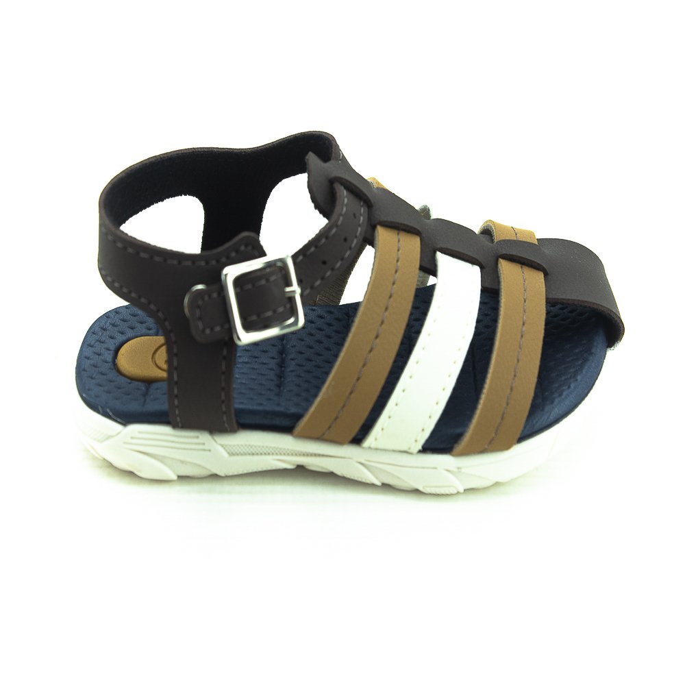 Sandália Infantil Menino Molekinho 2135.621 - Marrom