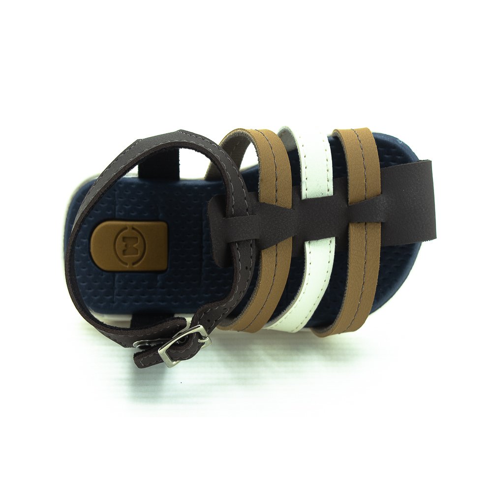 Sandália Infantil Menino Molekinho 2135.621 - Marrom Marrom 5