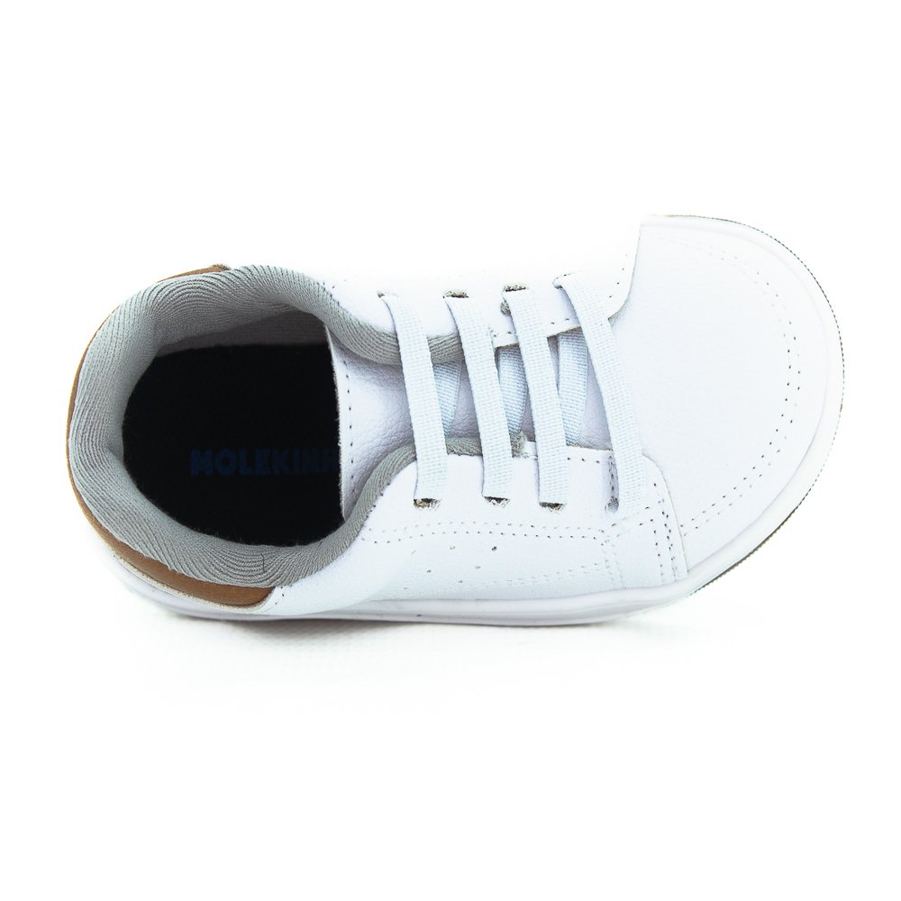 Tênis Infantil Menino Molekinho 2623.111 - Branco Branco 5
