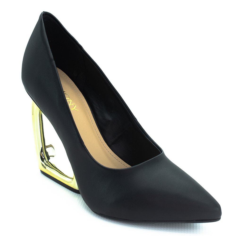 Scarpin Feminino Ramony 3450/575 - Preto Preto 2