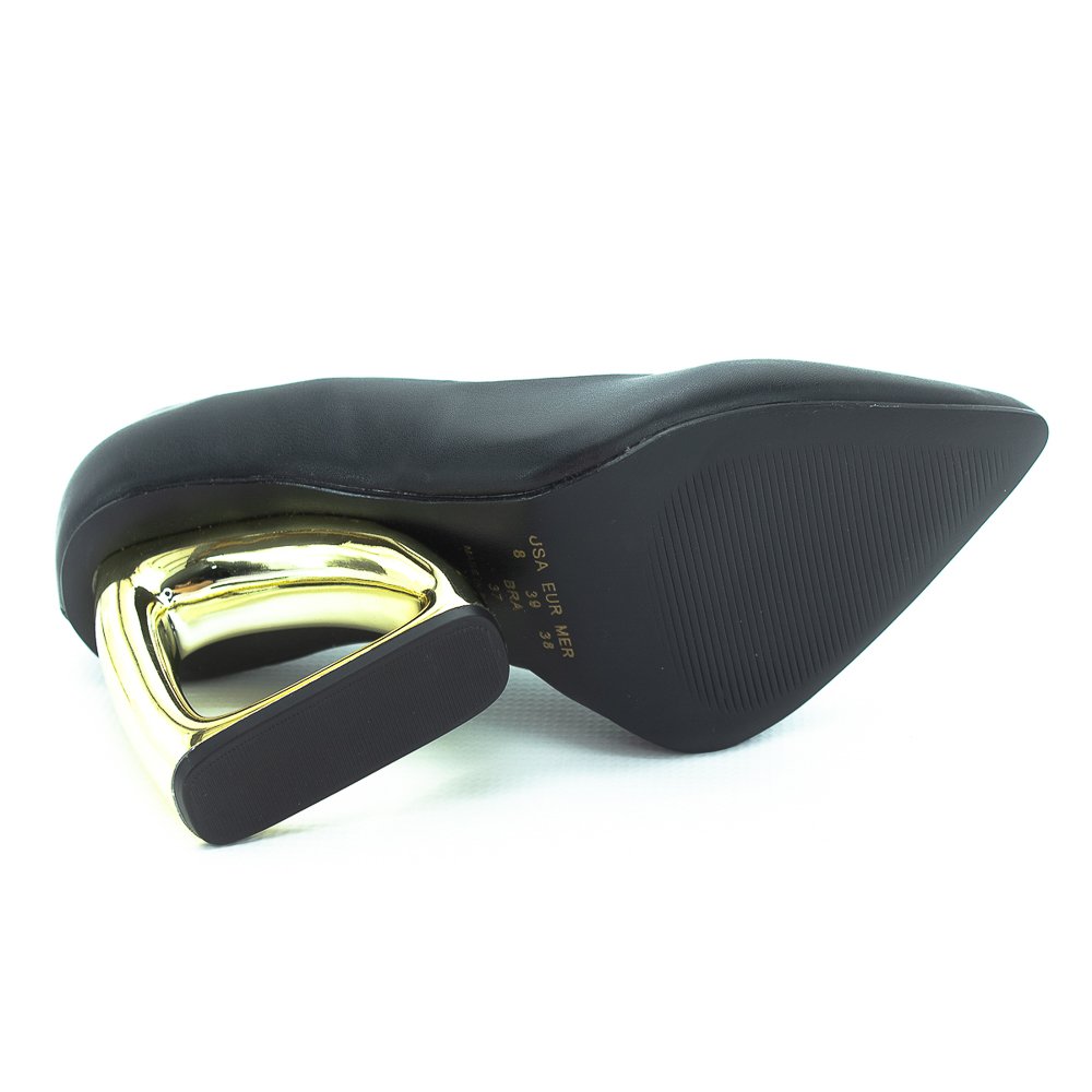 Scarpin Feminino Ramony 3450/575 - Preto Preto 4