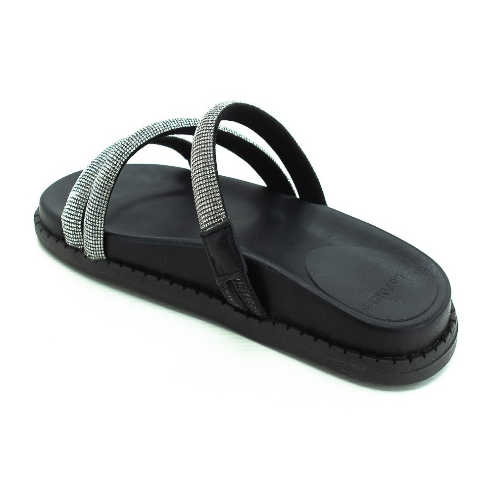 Papete Feminina La Femme 60.011 - Preto Preto 3