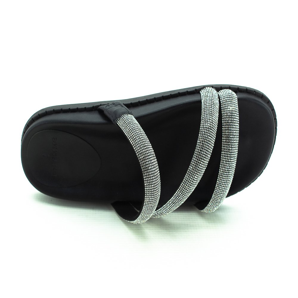 Papete Feminina La Femme 60.011 - Preto Preto 5