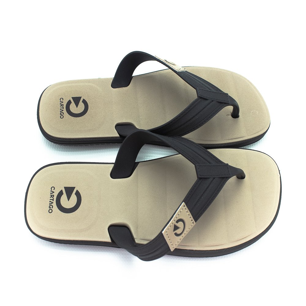Chinelo Masculino Cartago Aspen Ded - Preto Preto 2
