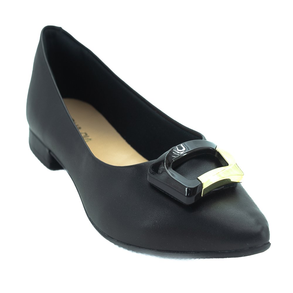 Sapatilha Feminina Sua Cia 8117.16070 - Preto Preto 2