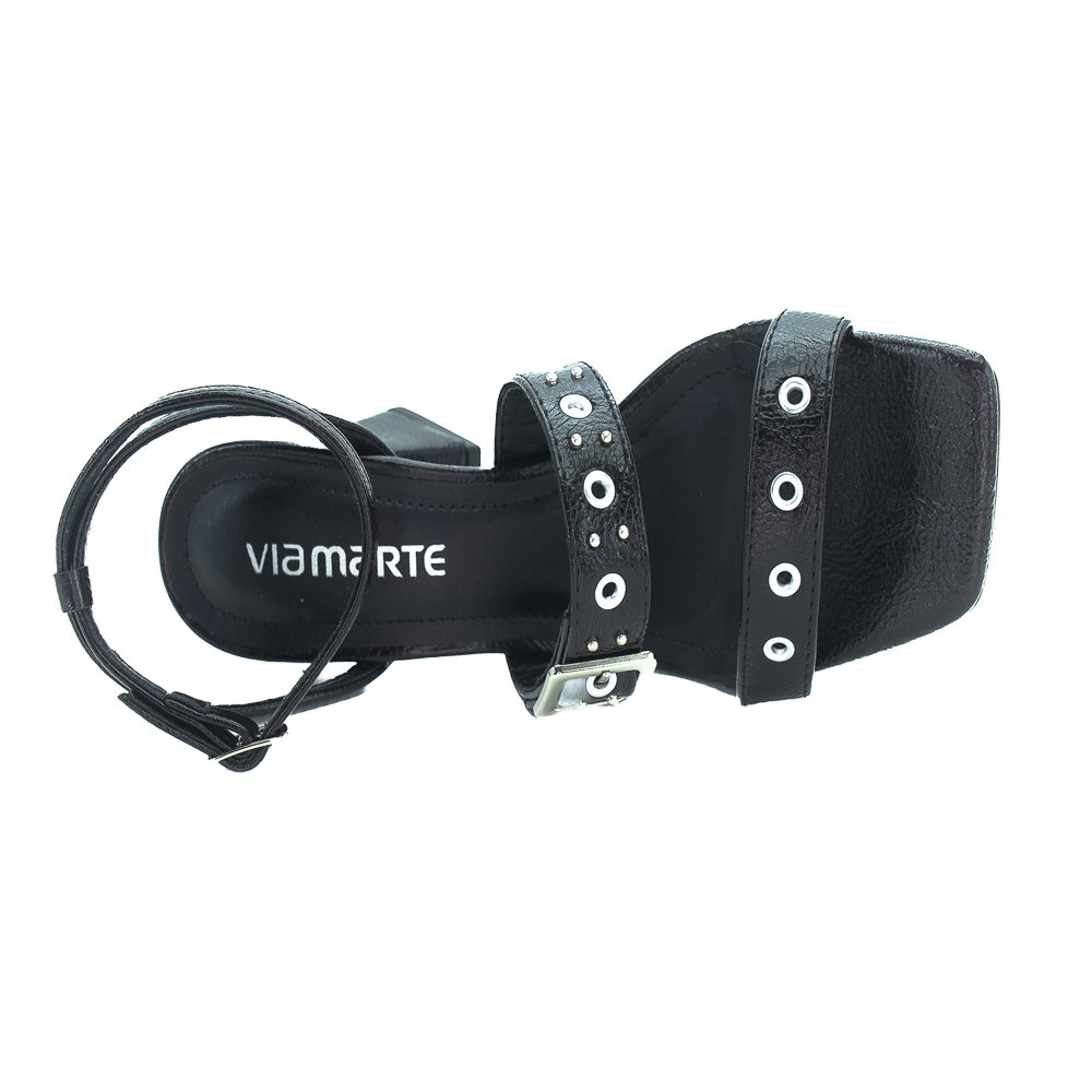 Sandália Feminina Via Marte 150-002-01 - Preto Preto 5