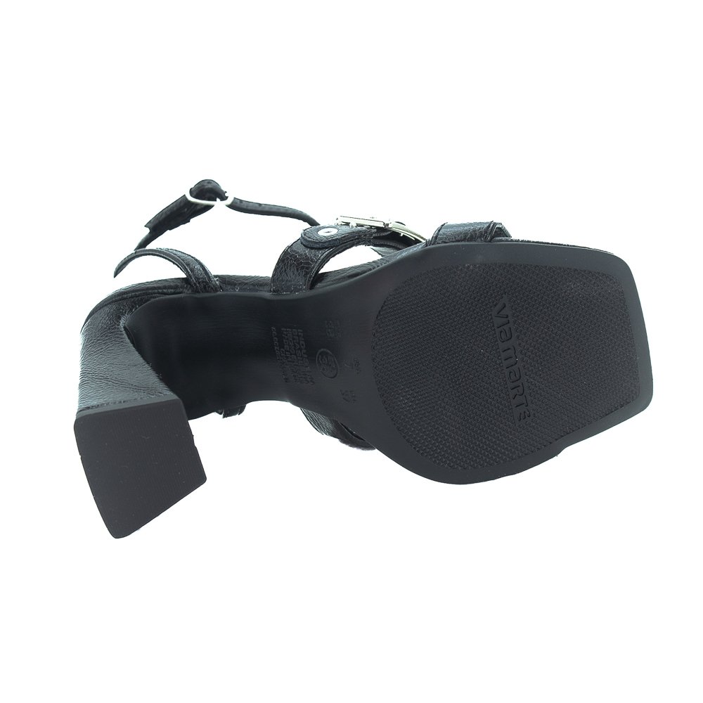 Sandália Feminina Via Marte 150-002-01 - Preto Preto 4