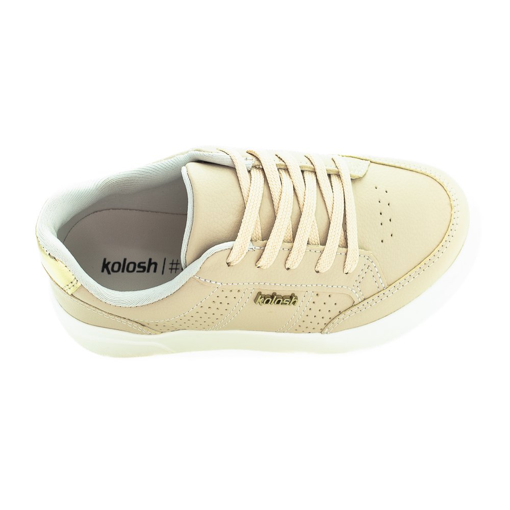 Tênis Feminino Kolosh C3556-0003 - Bege Bege 5
