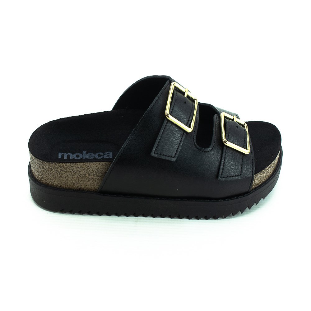 Papete Feminino Moleca 5500.105 - Preto