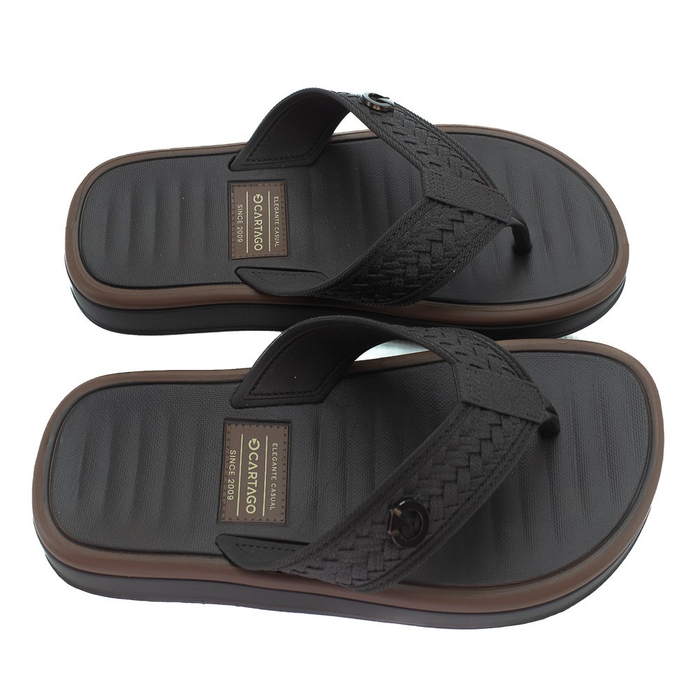Chinelo Masculino Cartago Coimbra - Marrom Marrom 3